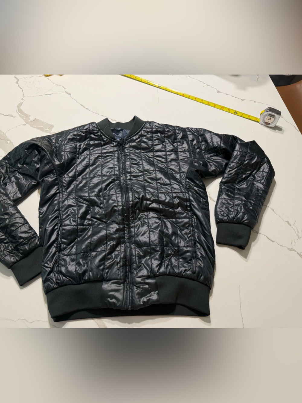 cotopaxi Black Quilted Bomber Jacket